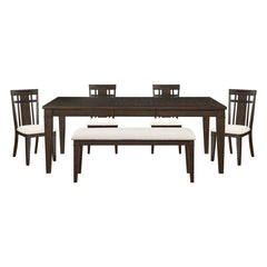 Makah Gray 6PC Dining Set:TB4S1B