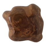 Wendel Natural/Bronze Teak Wood Bowl