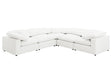 Raleigh Ivory 5-piece Modular Cloud Sectional - Ornate Home