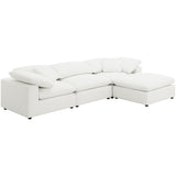 Raleigh Ivory Boucle Modular Cloud Sectional Sofa Units - Create your own Style - Ornate Home