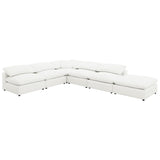 Raleigh Ivory Boucle Modular Cloud Sectional Sofa Units - Create your own Style - Ornate Home