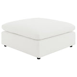 Raleigh Ivory Boucle Modular Cloud Sectional 6-piece incl. Ottoman - Ornate Home