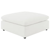 Raleigh Ivory Boucle Modular Cloud Sectional 6-piece incl. Ottoman - Ornate Home