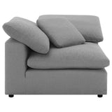 Raleigh Grey 3-piece Modular Cloud Sectional Sofa - Ornate Home