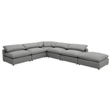 Raleigh Grey Boucle Modular Cloud Sectional Sofa Units - Create your own Style - Ornate Home