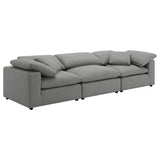 Raleigh Grey Boucle Modular Cloud Sectional Sofa Units - Create your own Style - Ornate Home