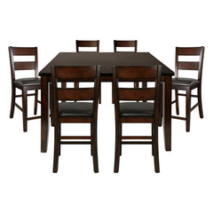 Mantello Espresso 7pc Dining Set