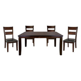 Mantello Brown 5pc Dining Set
