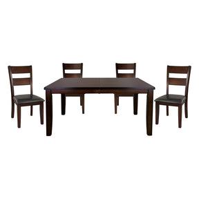 Mantello Brown 5pc Dining Set