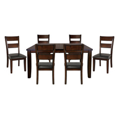 Mantello Brown 7pc Dining Set
