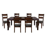Mantello Brown 7pc Dining Set