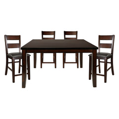 Mantello Brown 5pc Dining Set