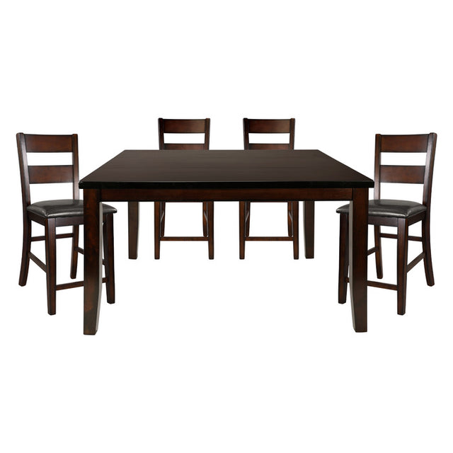 Mantello Brown 5pc Dining Set
