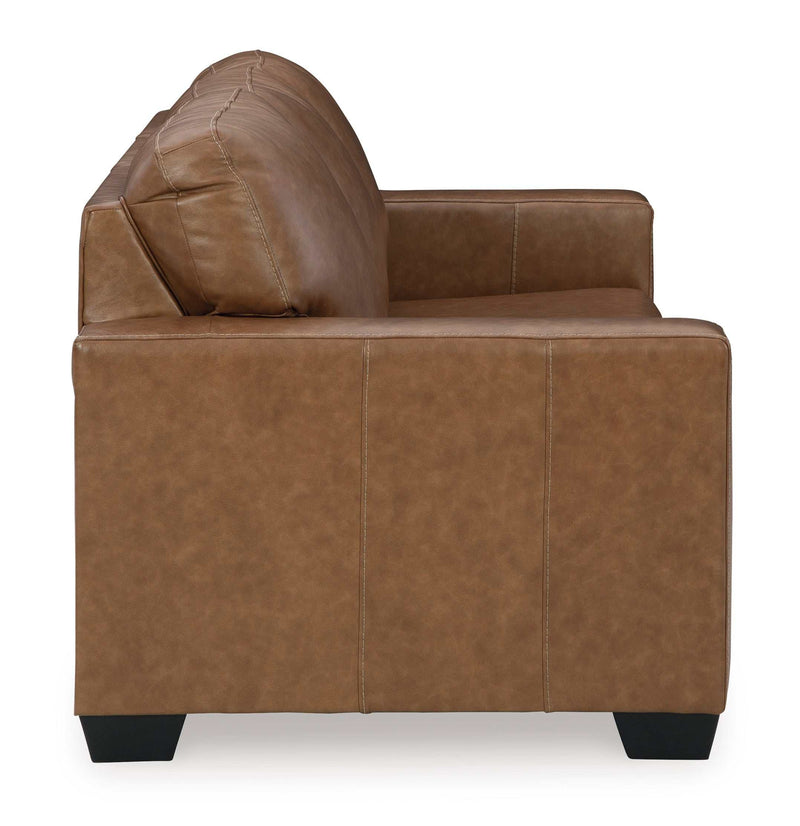 Bolsena Caramel Leather Sofa