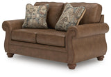 Chasemore Earth Queen Sofa Sleeper and Loveseat
