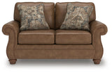 Chasemore Earth Queen Sofa Sleeper and Loveseat