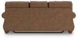 Chasemore Earth Queen Sofa Sleeper and Loveseat