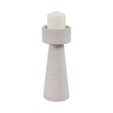 Carlin White Large Candle Holder