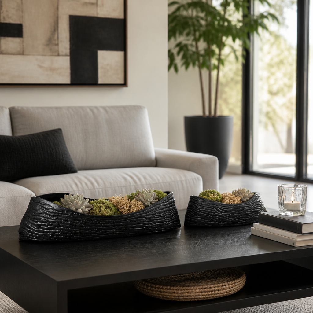 Hartonmill Black Bowls (Set of 2)