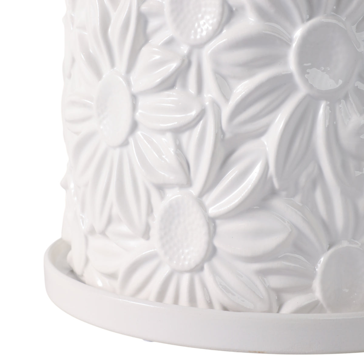 Bowenhaven White Planters (Set of 2)
