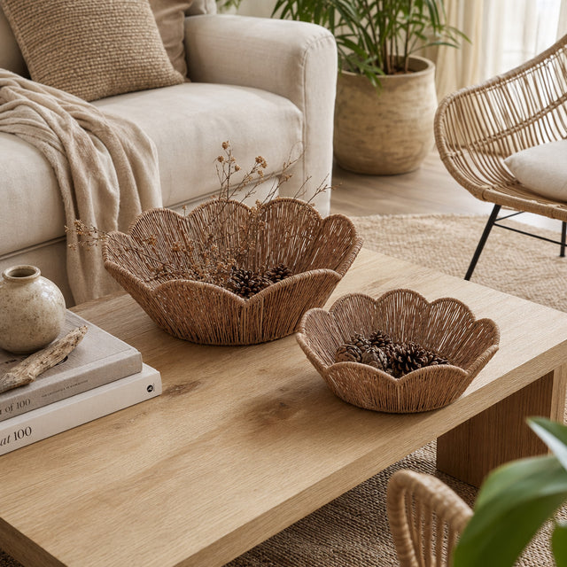 Yatesgate Brown/Tan Bowls (Set of 2)