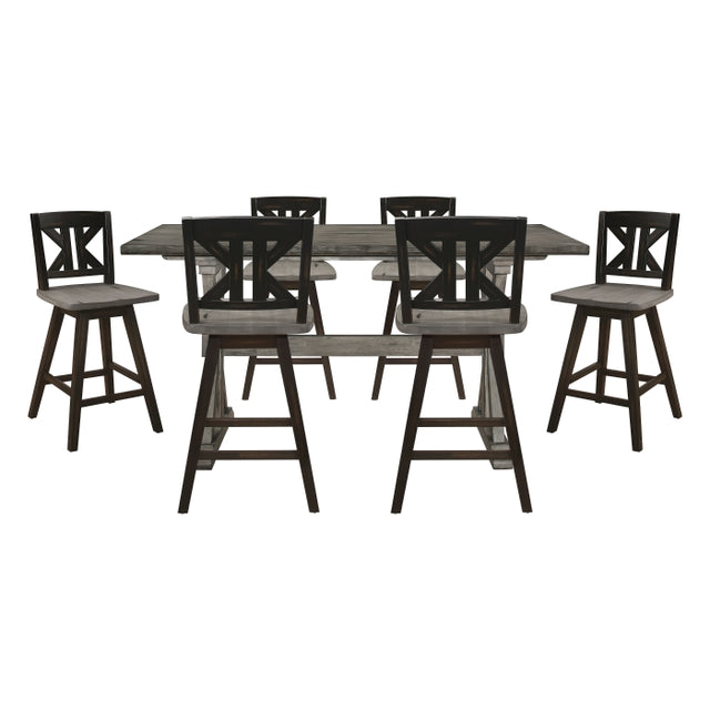 Amsonia Gray 7pc Dining Set