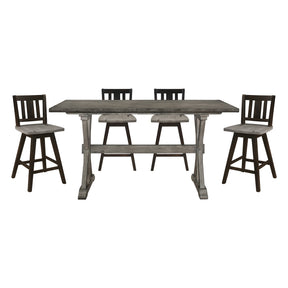 Amsonia Gray 5pc Dining Set