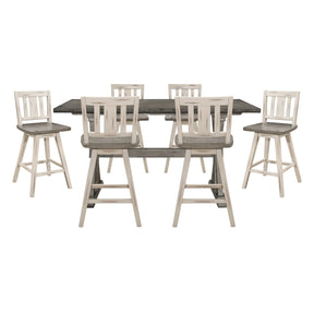 Amsonia Silver 7pc Dining Set