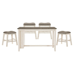 Timbre Beige 5pc Dining Set