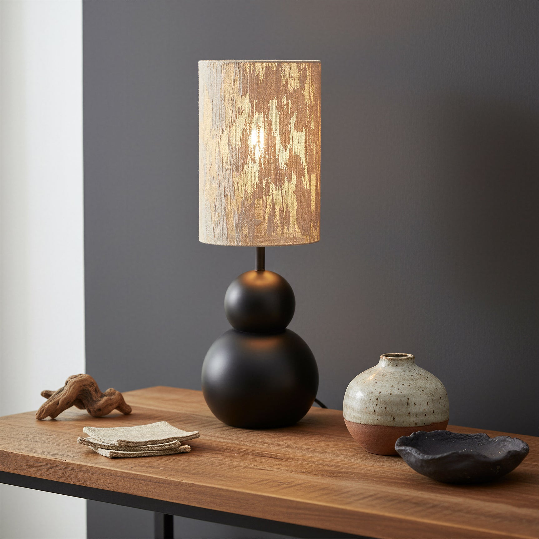 Pupen Beige Table Lamp