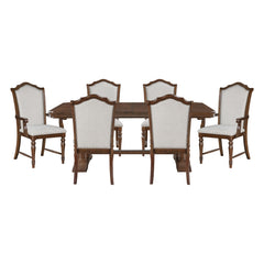 Rexford Silver 7pc Dining Set