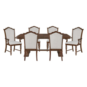 Rexford Silver 7pc Dining Set