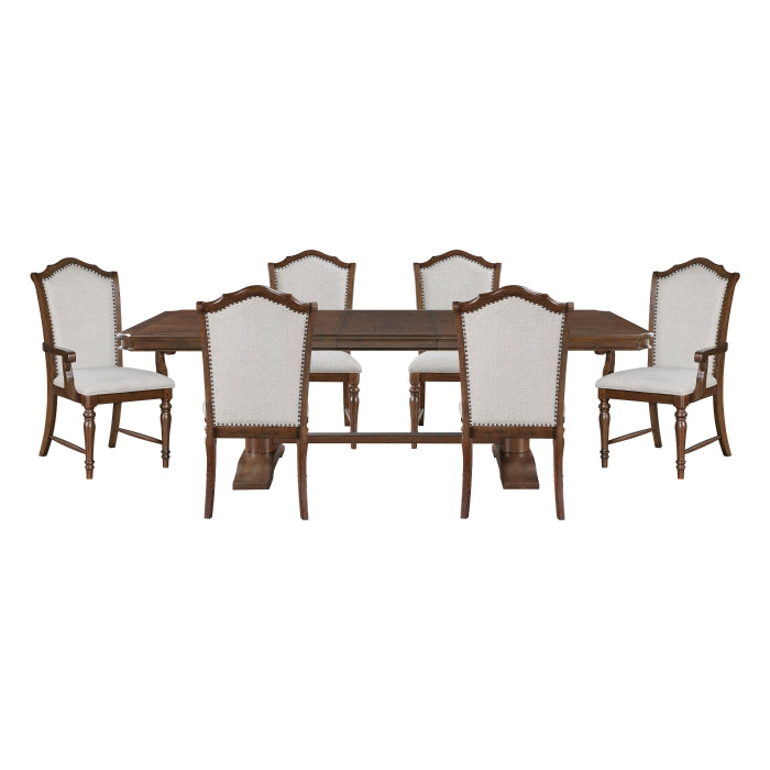 Rexford Silver 7pc Dining Set