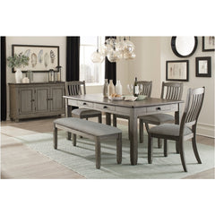 Granby Gray 6pc Dining Set