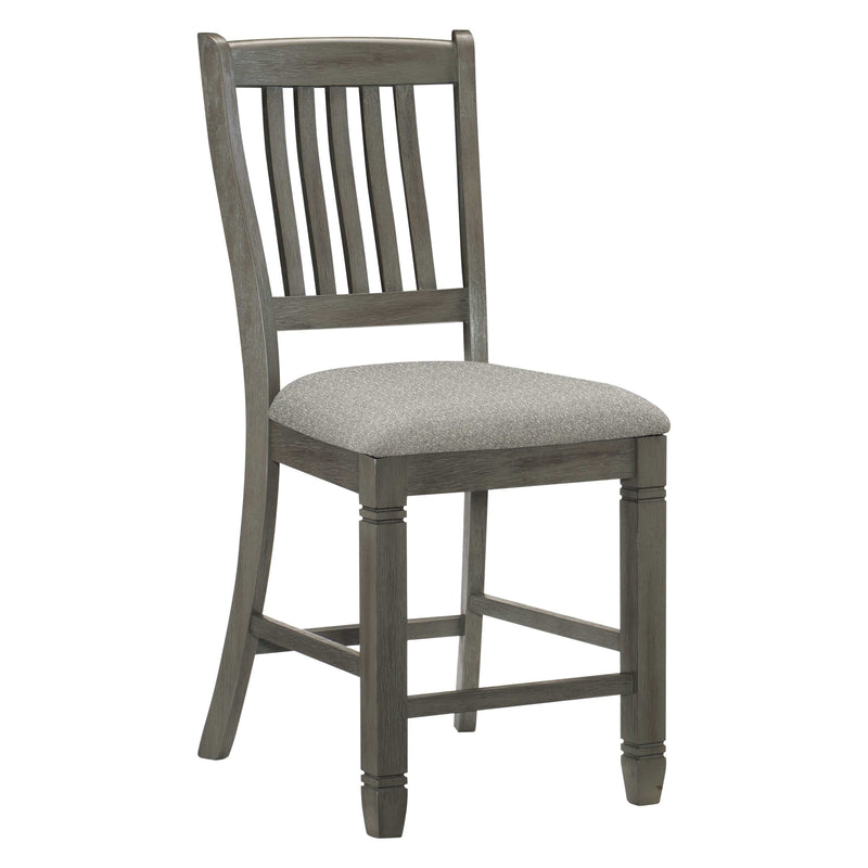 Granby Antique Gray Counter Height Dining Chairs (Set of 2) - Ornate Home