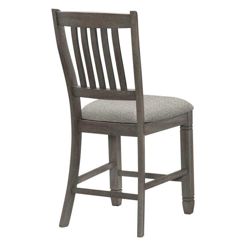 Granby Antique Gray Counter Height Dining Chairs (Set of 2) - Ornate Home