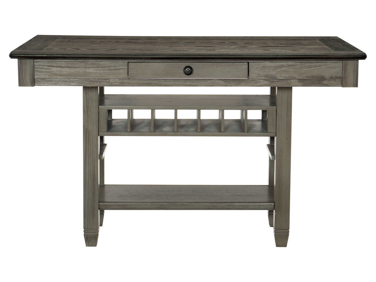 Granby Coffee & Antique Gray Counter Height Dining Table - Ornate Home