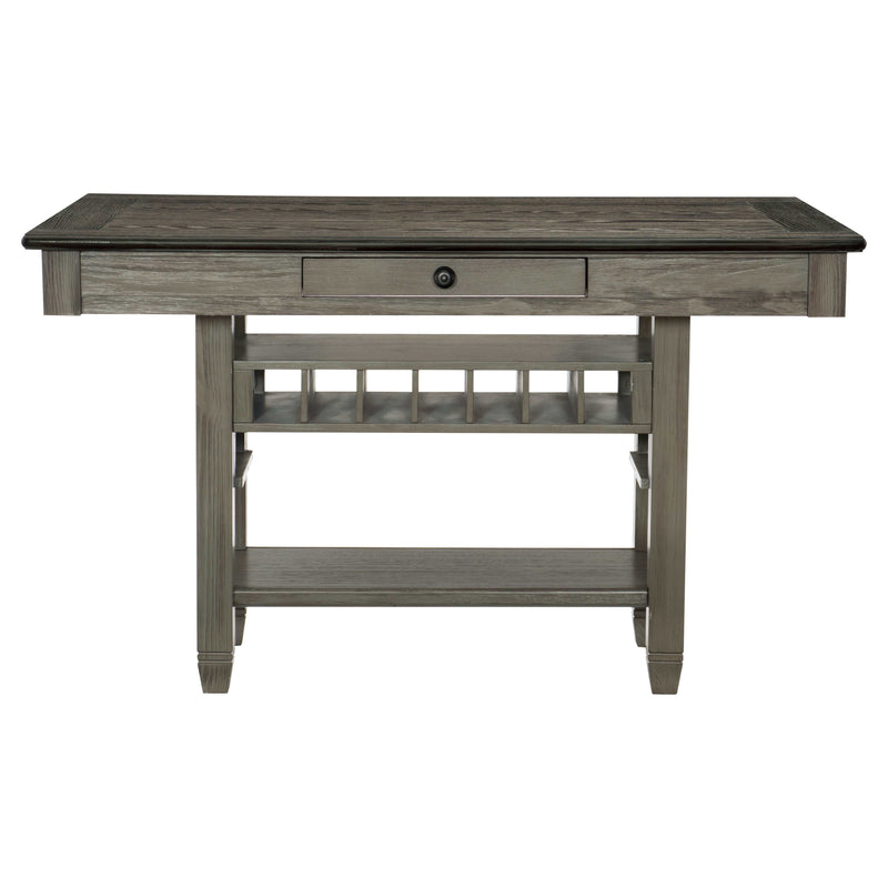Granby Coffee & Antique Gray Counter Height Dining Table - Ornate Home