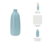Whitlow Aqua Ceramic Circles Vase Haze