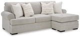 Eastonbridge Shadow Sofa Chaise and Ottoman