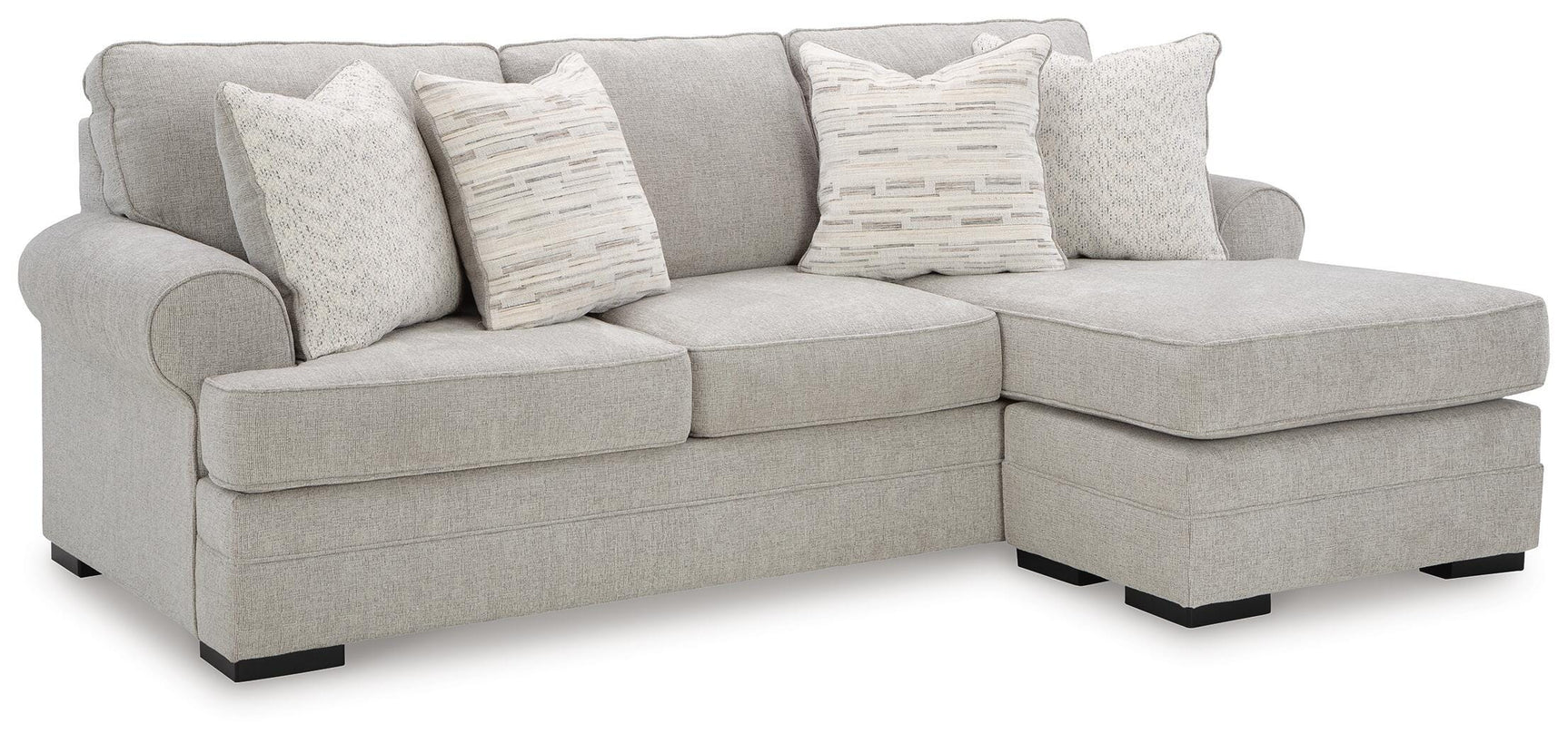 Eastonbridge Shadow Sofa Chaise and Ottoman