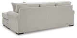 Eastonbridge Shadow Sofa Chaise and Ottoman