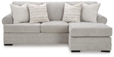 Eastonbridge Shadow Sofa Chaise and Ottoman