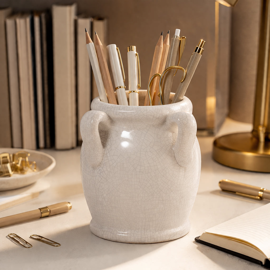 Kendallport White Pencil Cup