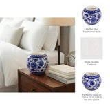 Rockland Blue/White Neroli and Basil Chinoiserie Candle