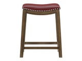 Ordway Red/Brown Counter Height Stool - Ornate Home