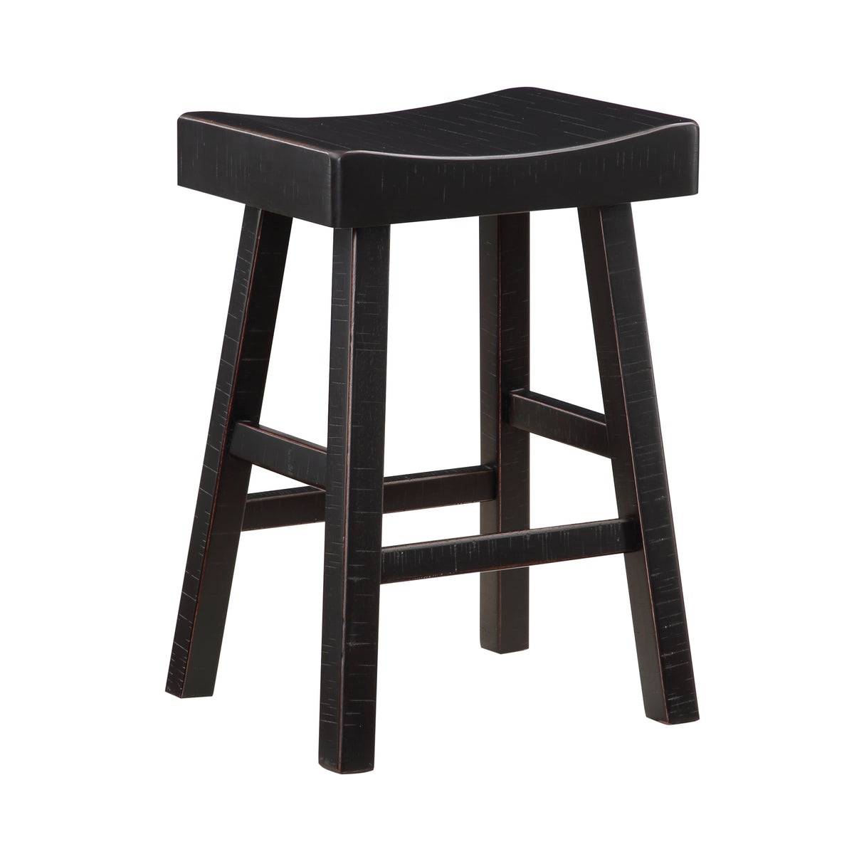 Caspian Black Counter Height Stool - Ornate Home