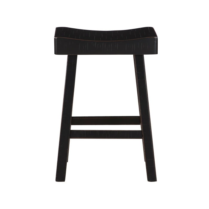 Caspian Black Counter Height Stool - Ornate Home