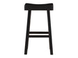 Caspian Black Pub Height Stool - Ornate Home