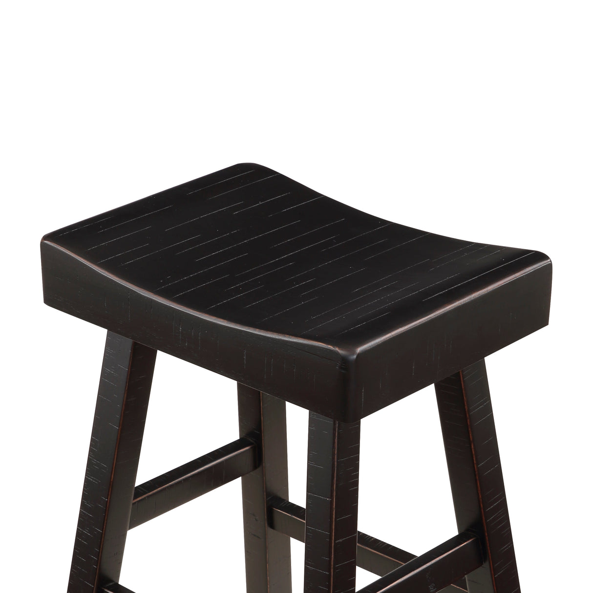 Caspian Black Counter Height Stool - Ornate Home